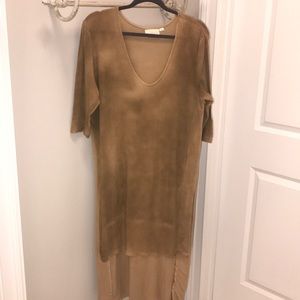 Winter Lennon 3/4 side slit shirt